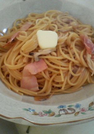 鳥のさっぱり煮の残り汁パスタ-レシピのメイン写真
