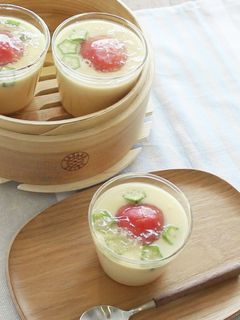 せいろで簡単★夏野菜の冷やし茶碗蒸し-レシピのメイン写真