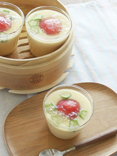 せいろで簡単★夏野菜の冷やし茶碗蒸し-レシピのメイン写真