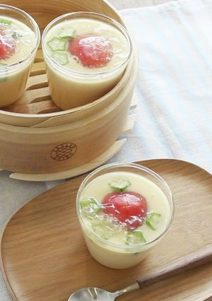 せいろで簡単★夏野菜の冷やし茶碗蒸し-レシピのメイン写真
