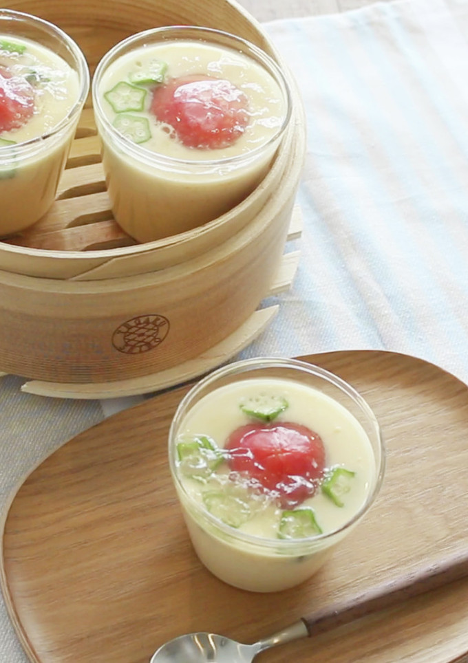 せいろで簡単★夏野菜の冷やし茶碗蒸し-レシピのメイン写真
