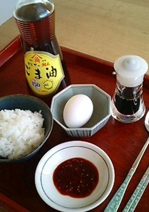 韓国風　卵かけごはん-レシピのメイン写真