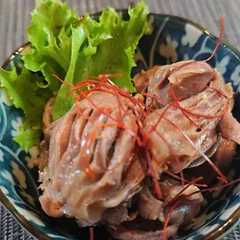 รูปของ 砂肝ピリ辛ゴマポン酢和え