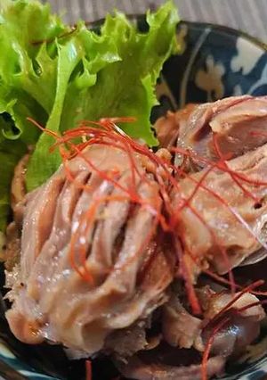 砂肝ピリ辛ゴマポン酢和え-レシピのメイン写真