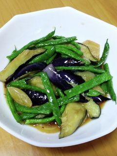 なすとインゲンの揚げ浸し-レシピのメイン写真