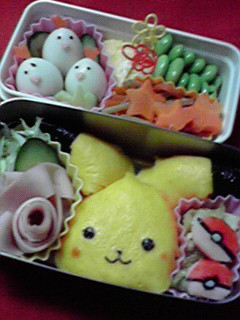 キャラ弁☆ピカチュウ モンスターボール-レシピのメイン写真