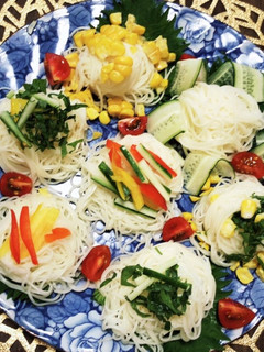 七夕に☆彩り華やかな素麺-レシピのメイン写真