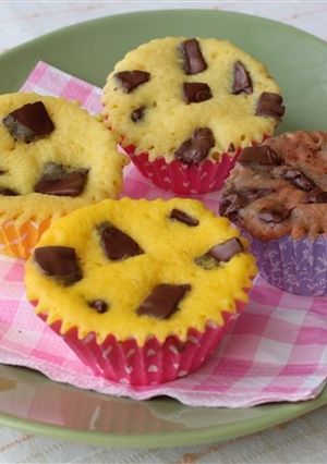 レンジで簡単！親子のカラフルカップケーキ-レシピのメイン写真