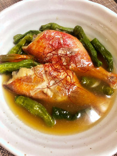 冷凍赤魚と、ししとうの煮付け-レシピのメイン写真