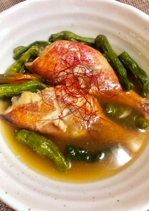 冷凍赤魚と、ししとうの煮付け-レシピのメイン写真