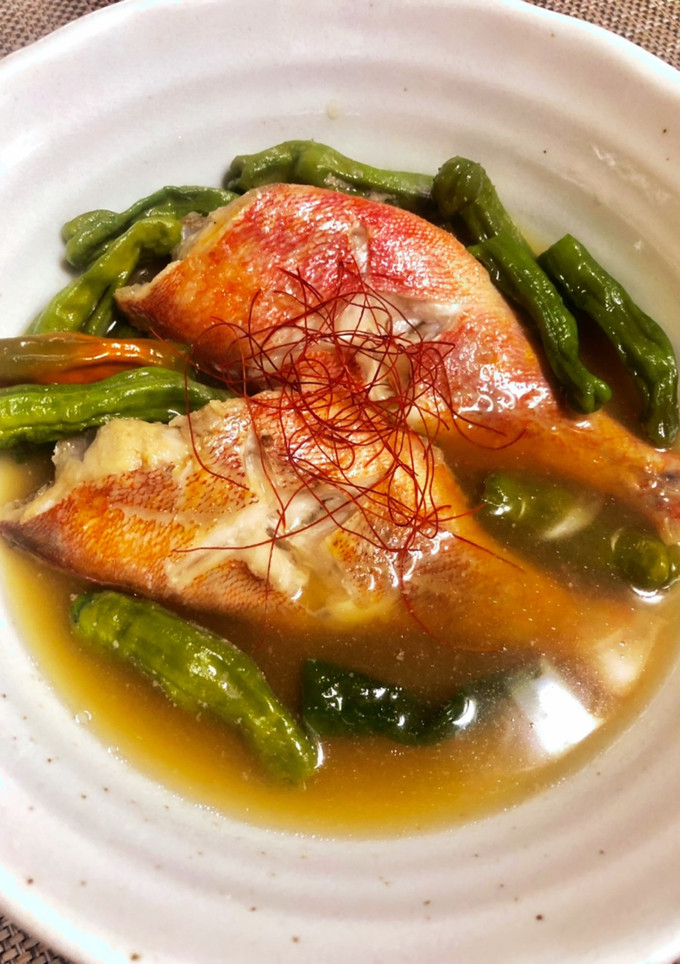 冷凍赤魚と、ししとうの煮付け-レシピのメイン写真