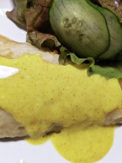 塩サバのヨーグルトカレーソース-レシピのメイン写真