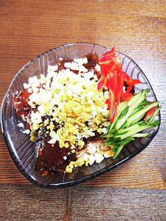 冷やしラーメンonアスピック風ゼリー-レシピのメイン写真