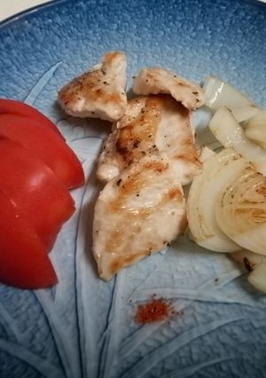温度設定機能付きコンロ 鳥むね肉の焼き鳥-レシピのメイン写真
