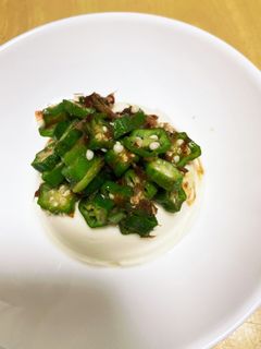 簡単オクラとおかかの冷奴-レシピのメイン写真