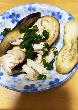 ナスと鶏ささみのポン酢がけ-レシピのメイン写真