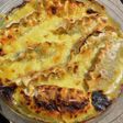 冷凍餃子スパイシーコーンスープグラタン