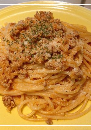濃厚！ひき肉のトマトクリームパスタ-レシピのメイン写真