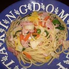 รูปของ めんつゆで！和風パスタ