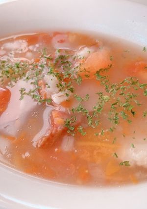 自家製冷凍野菜でミネストローネ-レシピのメイン写真