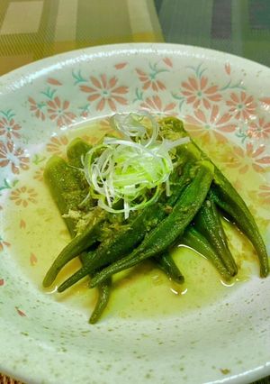 No2881オクラの煮浸し-レシピのメイン写真