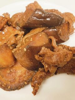 ごま香る!豚バラとなすの味噌炒め-レシピのメイン写真