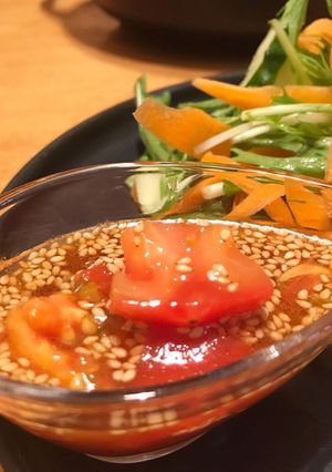 胡麻香る☆トマト柚子胡椒ドレッシング-レシピのメイン写真