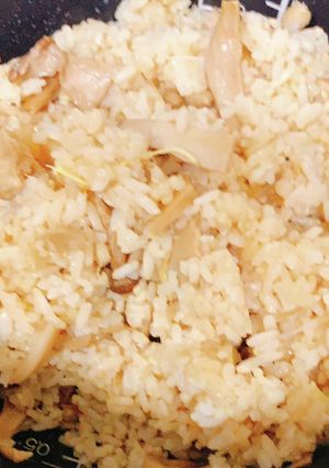 干し貝柱ときのこの混ぜご飯-レシピのメイン写真