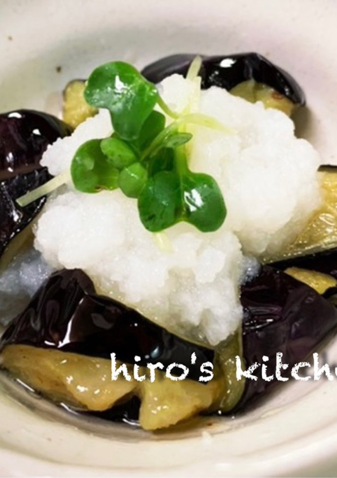 揚げ茄子のおろしポン酢-レシピのメイン写真