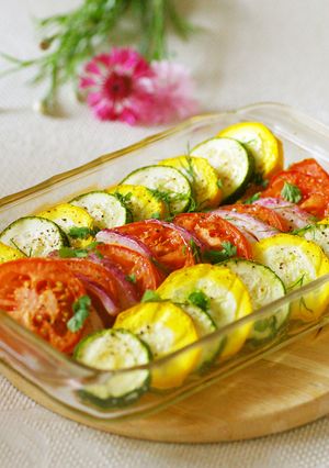 夏野菜のティアン-レシピのメイン写真