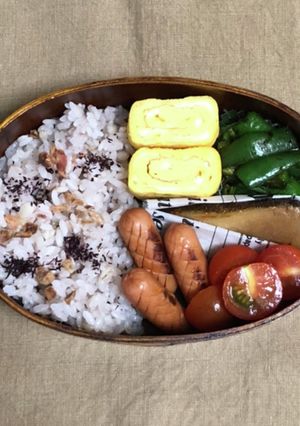 自分弁当・7月7日-レシピのメイン写真