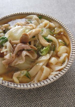 あつあつ☆具だくさんなあんかけうどん！-レシピのメイン写真