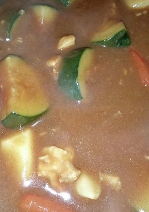 夏カレーその２。ズッキーニとパプリカ-レシピのメイン写真
