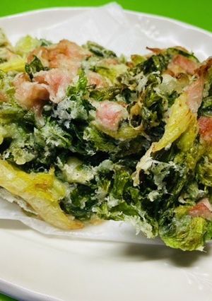 ＊セロリの葉とベーコンのかき揚げ＊-レシピのメイン写真