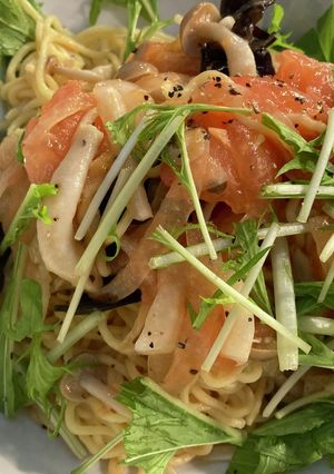 トマトたっぷり冷やし和え麺-レシピのメイン写真