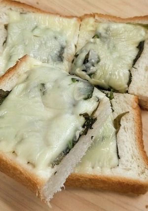 大葉チーズトースト-レシピのメイン写真