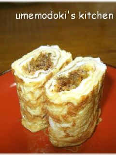 小女子の佃煮巻き卵焼き-レシピのメイン写真