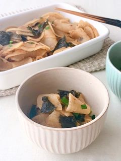 【家つま】大根の生姜炒め・海苔おかか-レシピのメイン写真