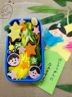 七夕〜キャラ弁-レシピのメイン写真