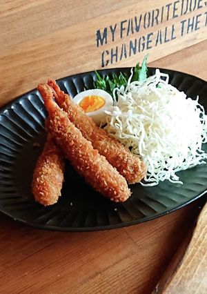 業務スーパー★肉巻き伸ばしエビフライ-レシピのメイン写真