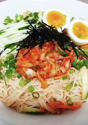超簡単！茹でない韓国風ピビンそうめん！！-レシピのメイン写真
