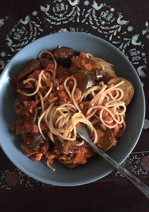 ナス　トマト　パスタ-レシピのメイン写真