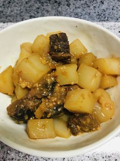 マグロとこんにゃくの味噌煮-レシピのメイン写真