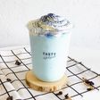 【簡単】バタフライピーフラペチーノ風