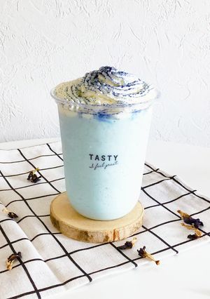 【簡単】バタフライピーフラペチーノ風-レシピのメイン写真