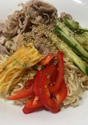 サッポロ一番で簡単冷やし中華-レシピのメイン写真