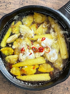浅利とベビーコーンのボンゴレ風アヒージョ-レシピのメイン写真