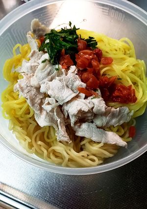 梅しゃぶつけ麺-レシピのメイン写真