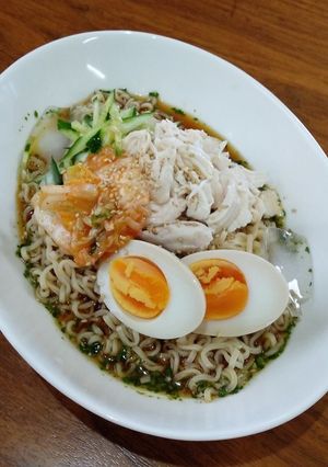 暑い夏にぴったり！冷やしキムチ麺-レシピのメイン写真