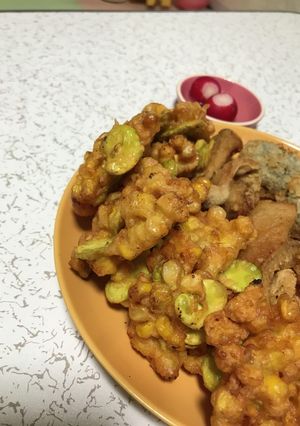 コーン&そら豆のかき揚げ-レシピのメイン写真